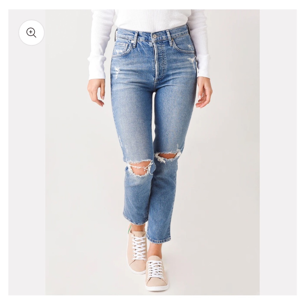 Citizens of Humanity Charlotte Crop Straight Leg Jeans